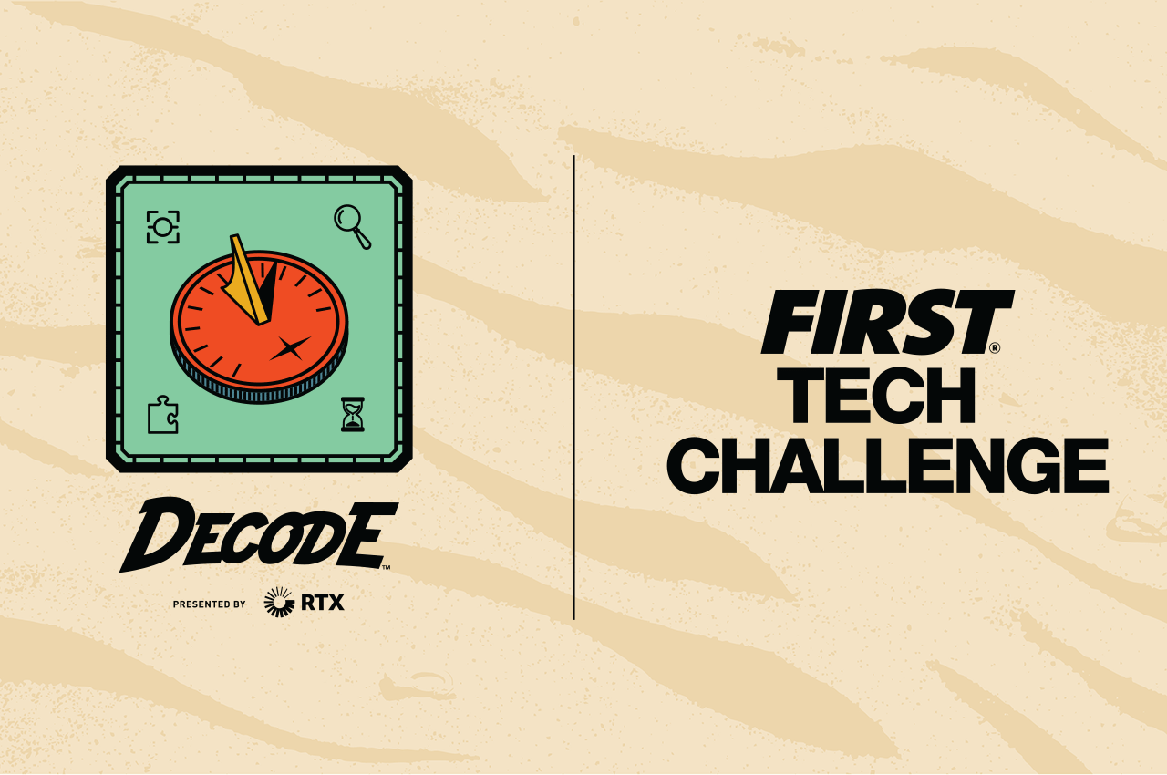 DECODE and FIRST Tech Challenge logos
