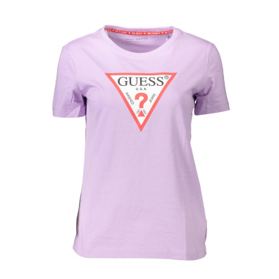 T-shirt Με Λογότυπο Guess W1RI00I3Z11-G4G8 Λιλά