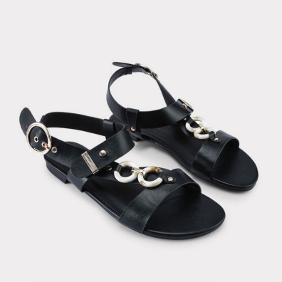 Ίσια Σανδάλια Betsy Veronica 917055/07-01 Μαύρο