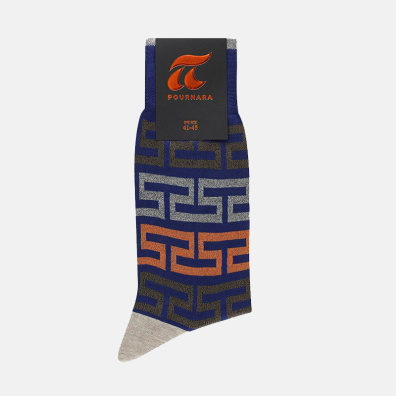 Βαμβακερές Κάλτσες Πουρνάρα Μαίανδρος 3685-2 Μπλε