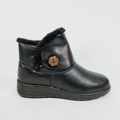 Μποτάκι Με Γουνάκι Adam's 18501-29 Μαύρο