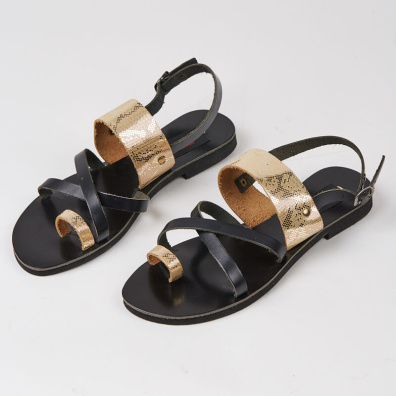 Δερμάτινα Σανδάλια My Choice N567959-101 Μαύρο