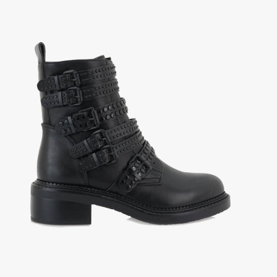 Δερμάτινο Αρβυλάκι Με Λουριά Exe L339U6652001 Μαύρο