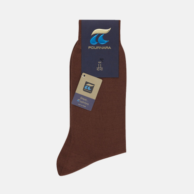 Κλασσική Βαμβακερή Κάλτσα Πουρνάρα 110-80 Ταμπά