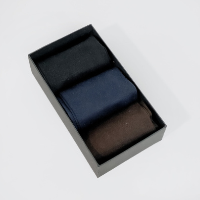 Σετ Δώρου Κάλτσες Κλασσικές Πουρνάρα 3τμχ Πολύχρωμο