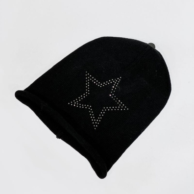 Σετ Δώρου Σκουφάκι - Κασκόλ PC.S1000-H736 Μαύρο