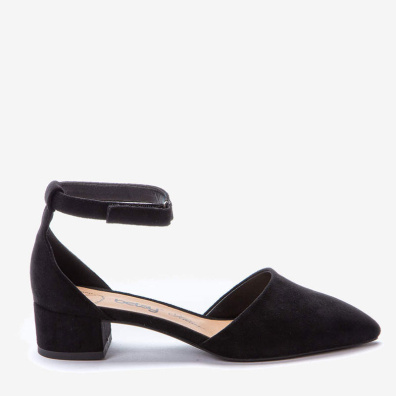 Suede Μπαλαρίνες Μυτερές Betsy 917006/04-02 Μαύρο