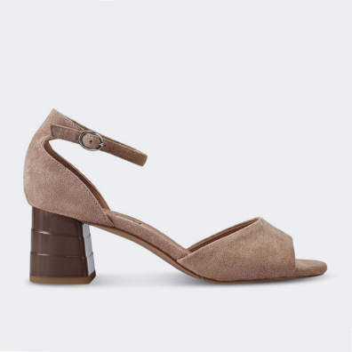 Suede Πέδιλο Betsy Ushi 917005/01-04 Σκούρο Μπεζ