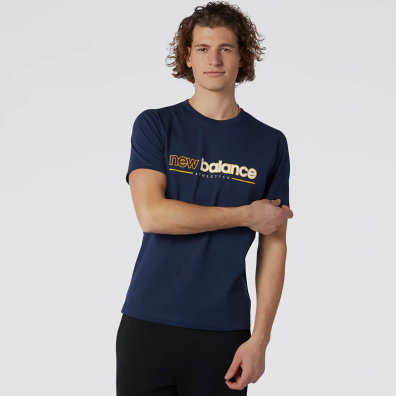 T-Shirt New Balance Athletics Higher Learning MT13500 Μπλε