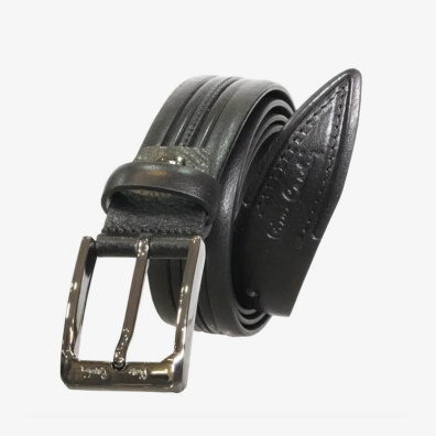 Δερμάτινη Ζώνη Pierre Cardin GF 9018 Μαύρο
