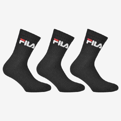 Κάλτσες Fila Noc Short Crew Tennis F9515 3τμχ Μαύρο