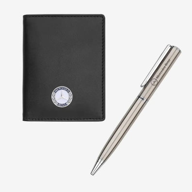 Σετ Δώρου Καρτοθήκη- Στυλό Auto Set AS038 Μαύρο