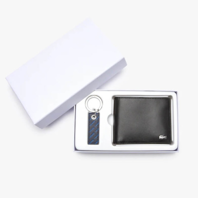 Σετ Δώρου Πορτοφόλι - Μπρελόκ Lacoste NH3621FG-000 Μαύρο