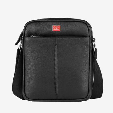 Τσαντάκι Χιαστί Με Λογότυπο Auto Set Toyota AS1108 Μαύρο