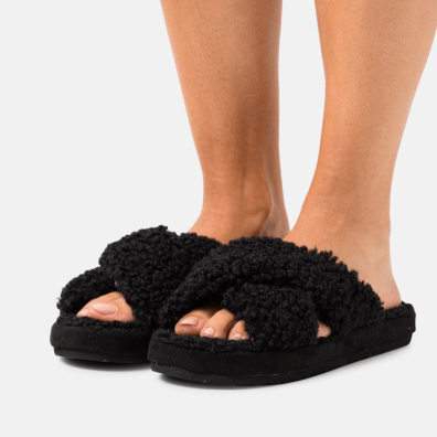 Παντόφλα Skechers Cozy Slide 167236/BBK Μαύρο