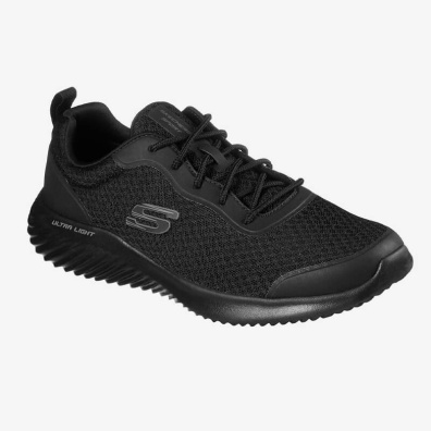 Sneaker Skechers Mesh Lace Up 232005-BBK Μαύρο