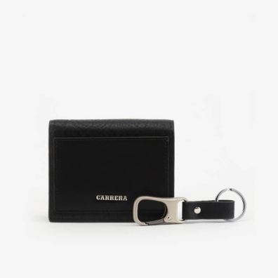 Σετ Δώρου Πορτοφόλι - Μπρελόκ Carrera Jean CB5496K-01 Μαύρο