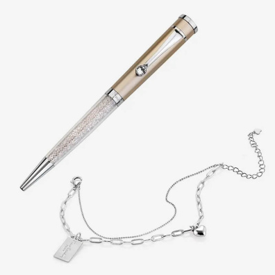 Σετ Δώρου Στυλό & Βραχιόλι Pierre Cardin PCS-019 Χρυσό Ασημί