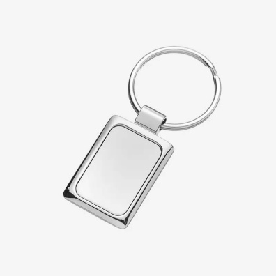 Mπρελόκ Πλακίδιο Silver Flame SFN008 Ασημί