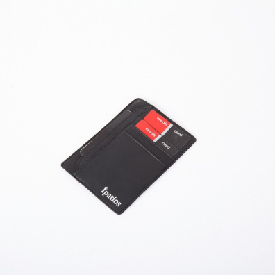 Δερμάτινη Λεπτή Καρτοθήκη 8020 Ipatios Μαύρο