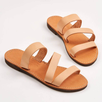 Χειροποίητα Σανδάλια Made in Greece B39 Μπεζ