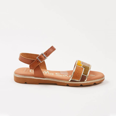 Δερμάτινο Σανδάλι Oh My Sandals 4551 Ταμπά