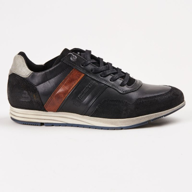 Δερμάτινο Sneaker Bullboxer 628K56123A Μαύρο