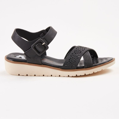 Διάτρητο Ανατομικό Σανδάλι XΤΙ 49942 Μαύρο