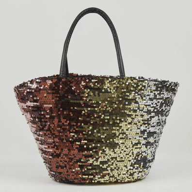 Τσάντα Θαλάσσης Mε Παγιέτες Pierre Cardin B945 Πολύχρωμο