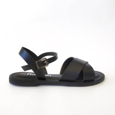 Φλατ Σανδάλι Με Χιαστί Λουριά XTI 72270 Μαύρο