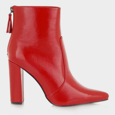 Λουστρίν Μποτάκι Exe Με Ψηλό Τακούνι Κόκκινο