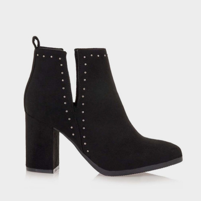 Μποτάκι Με Χοντρό Τακούνι Exe H37003154004 Μαύρο