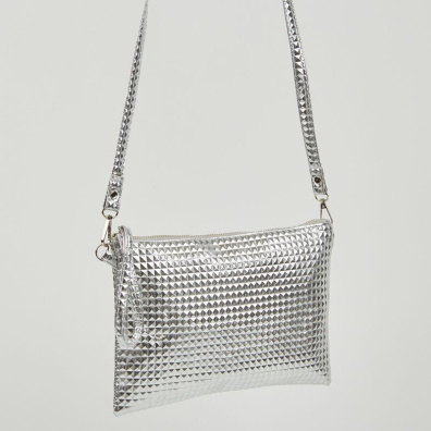 Χιαστί Τσαντάκι Pierre Cardin Glam Vibes Β946 Ασημί