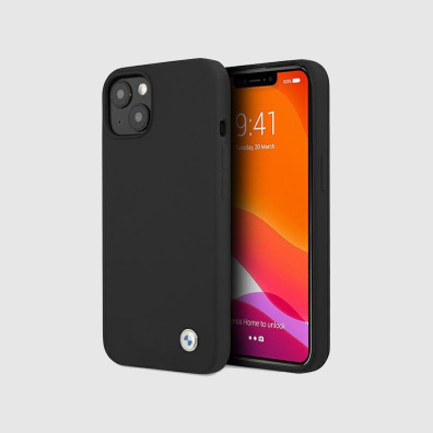 Θήκη Κινητού BMW BMHCP13MSILBK Σιλικόνης Μαύρο (iPhone 13)