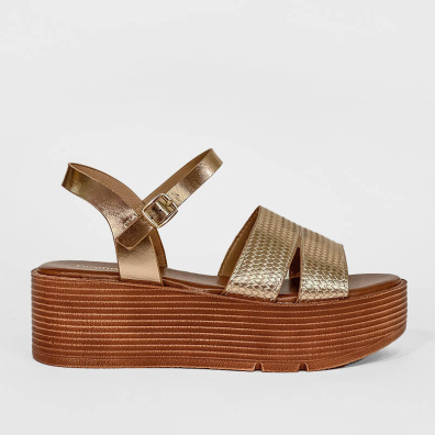 Πλατφόρμα My Choice 55-1830 Ροζ Χρυσό