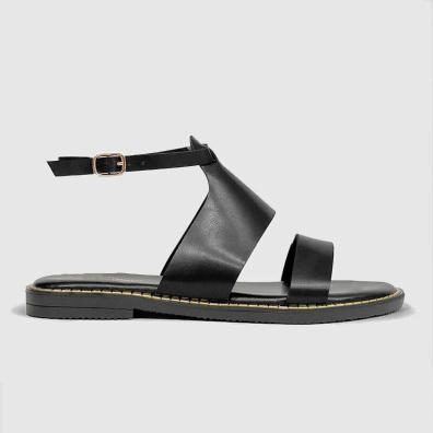 Σανδάλια Με Μπαρέτα & Λουράκια My Choice 103-B Μαύρο