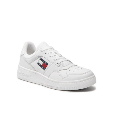 Sneaker Tommy Hilfiger Retro Basket EN0EN01723-YBR Άσπρο