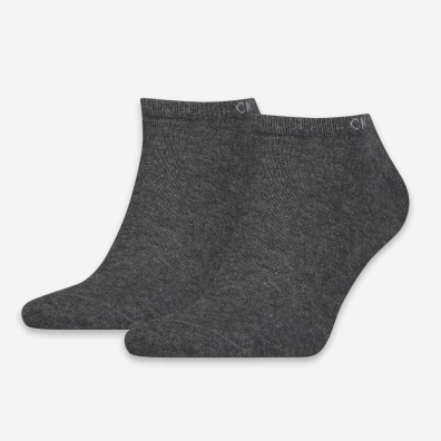 Μονόχρωμες Κάλτσες Calvin Klein 2 Ζεύγη 701218707-003 Γκρι