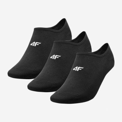 Αθλητικές Κάλτσες 4F 3 Ζεύγη H4L22-SOM300-20S Μαύρο
