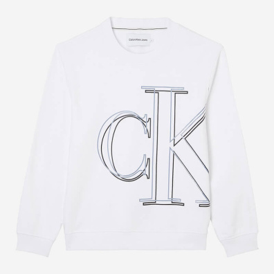 Φούτερ Calvin Klein J30J320840-YAF Άσπρο