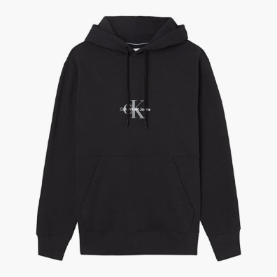 Φούτερ με Κουκούλα Calvin Klein J30J320836-BEH Μαύρο