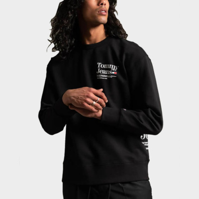 Φούτερ Tommy Hilfiger DM0DM13870-BDS Μαύρο