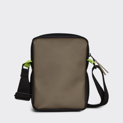 Αδιάβροχο Τσαντάκι Χιαστί Rains Jet Bag 13560-55 Καφέ Μαύρο