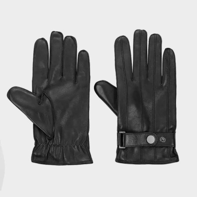 Δερμάτινα Γάντια Silver Flame SFG01BL3 Μαύρο