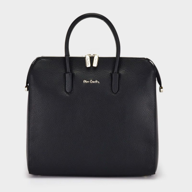 Δερμάτινη Τσάντα Χειρός Pierre Cardin 55045-Dollaro Μαύρο