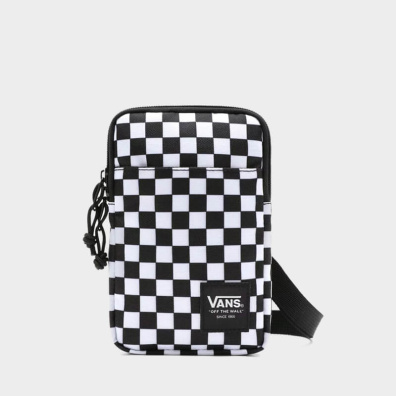 Τσαντάκι Χιαστί Vans Call Waiting La VN0A5I1N56M1 Άσπρο Μαύρο