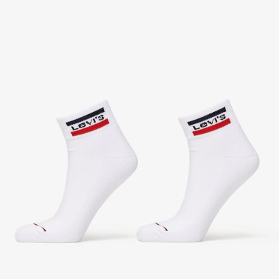 Κάλτσες Levi's Mid Cut 2 Ζεύγη 37157-0773 Άσπρο