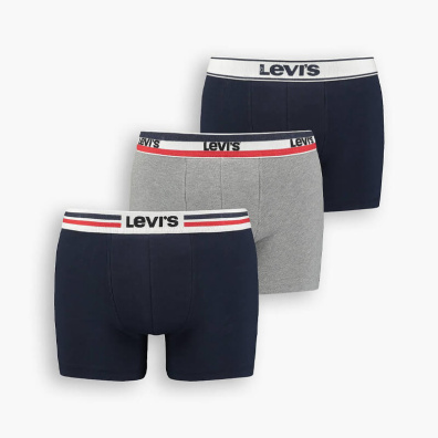Σετ Δώρου Μποξεράκια Levi’s 3τμχ 37149-0757 Μπλε Γκρι
