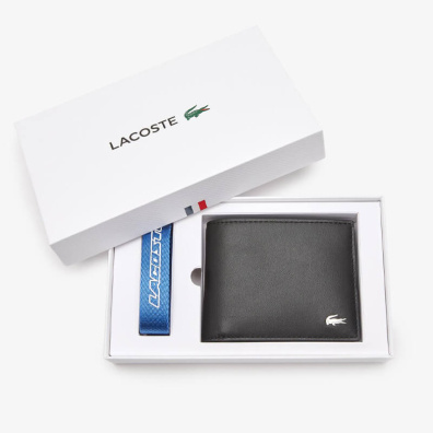 Σετ Δώρου Πορτοφόλι - Μπρελόκ Lacoste NH4012FG-000 Μαύρο