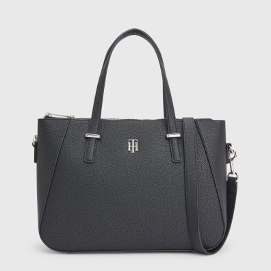 Τσάντα Χειρός Tommy Hilfiger AW0AW12011-BDS Μαύρο